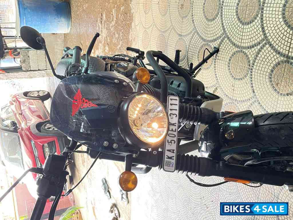 Rebel Blue Royal Enfield Hunter 350 Metro