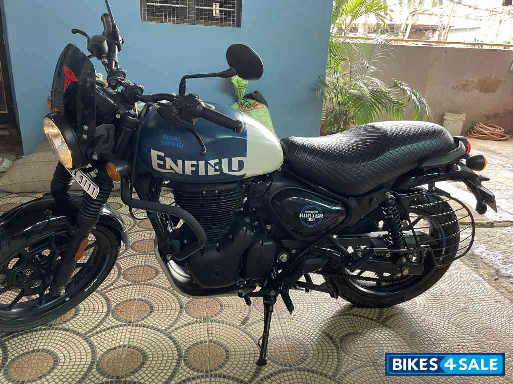 Rebel Blue Royal Enfield Hunter 350 Metro