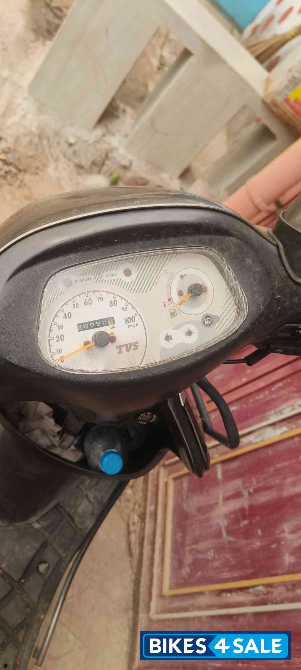 Grey TVS Scooty Pep Plus