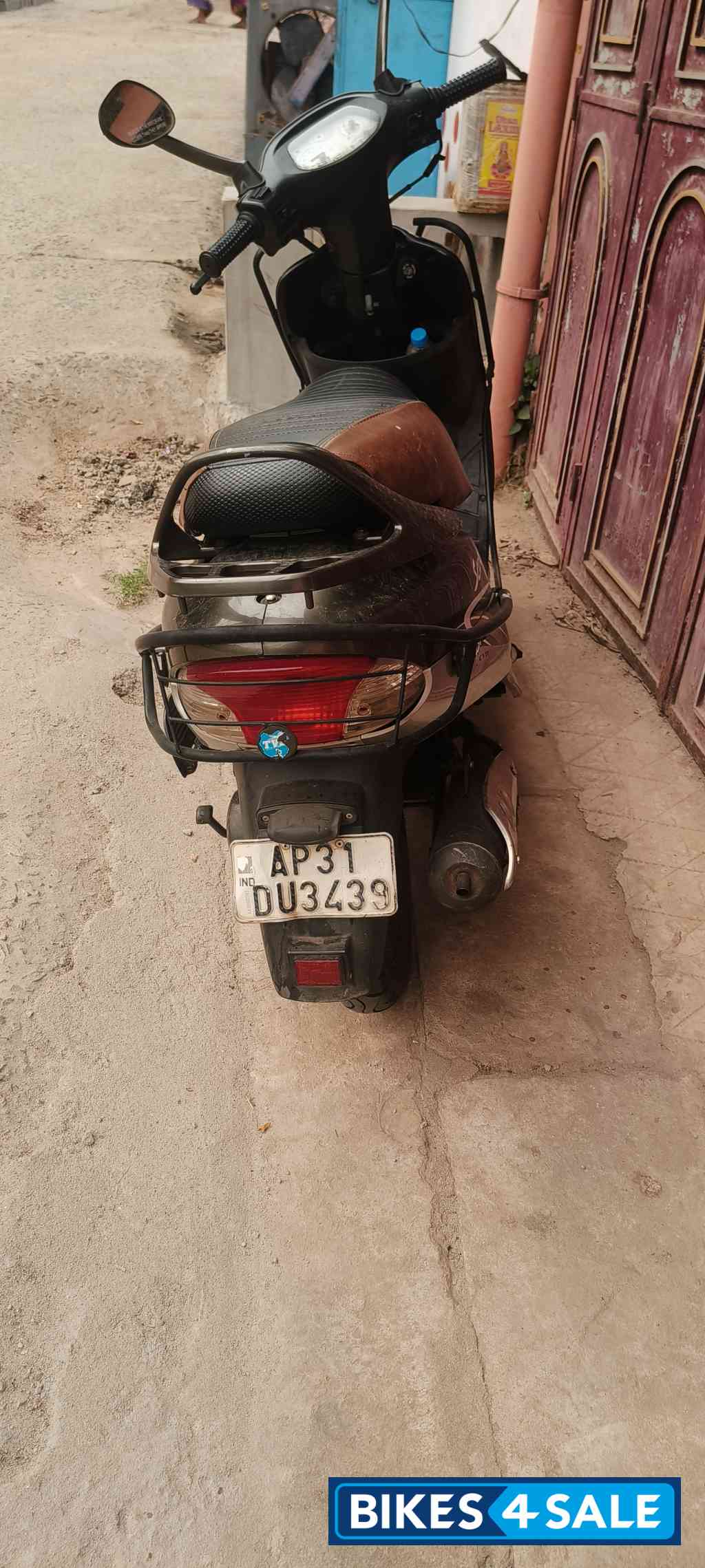 Grey TVS Scooty Pep Plus