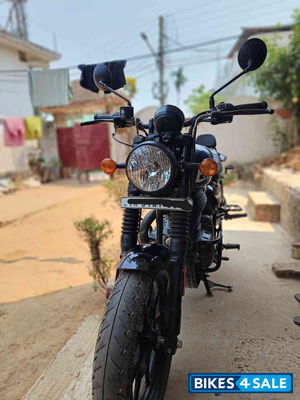 Rebel Blue Royal Enfield Hunter 350 Metro