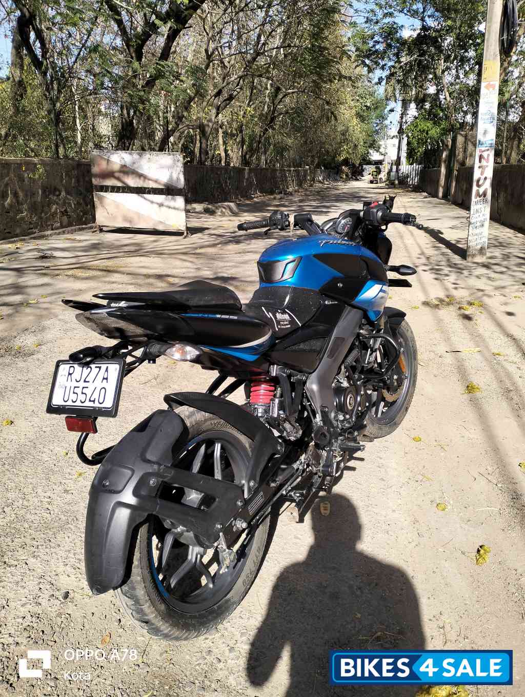 Blue Bajaj Pulsar NS 125