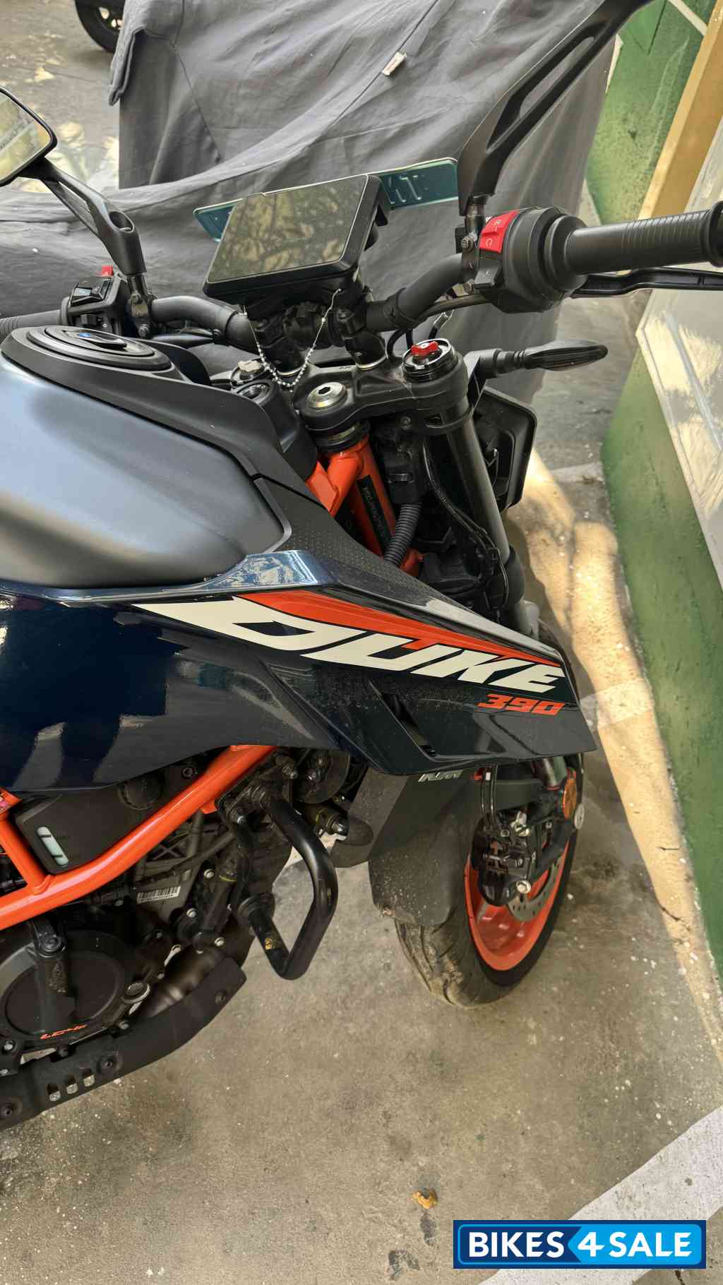 Atlantic Blue KTM Duke 390 2024