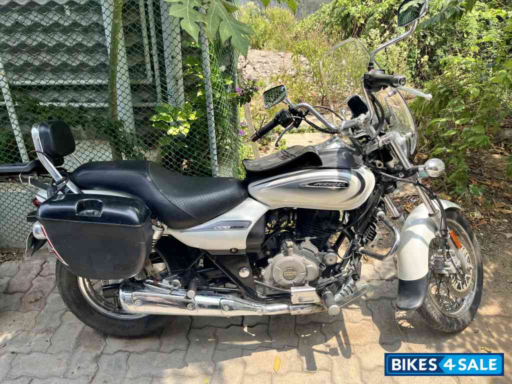 White Bajaj Avenger Cruise 220 BS6