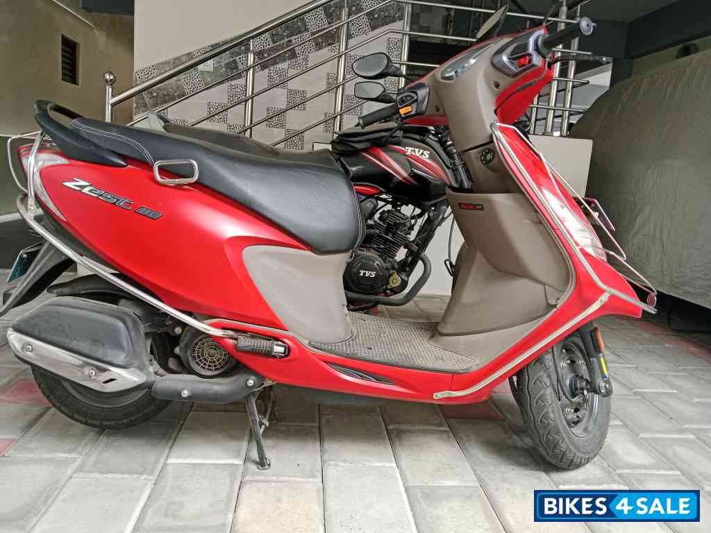 Red TVS Scooty Zest