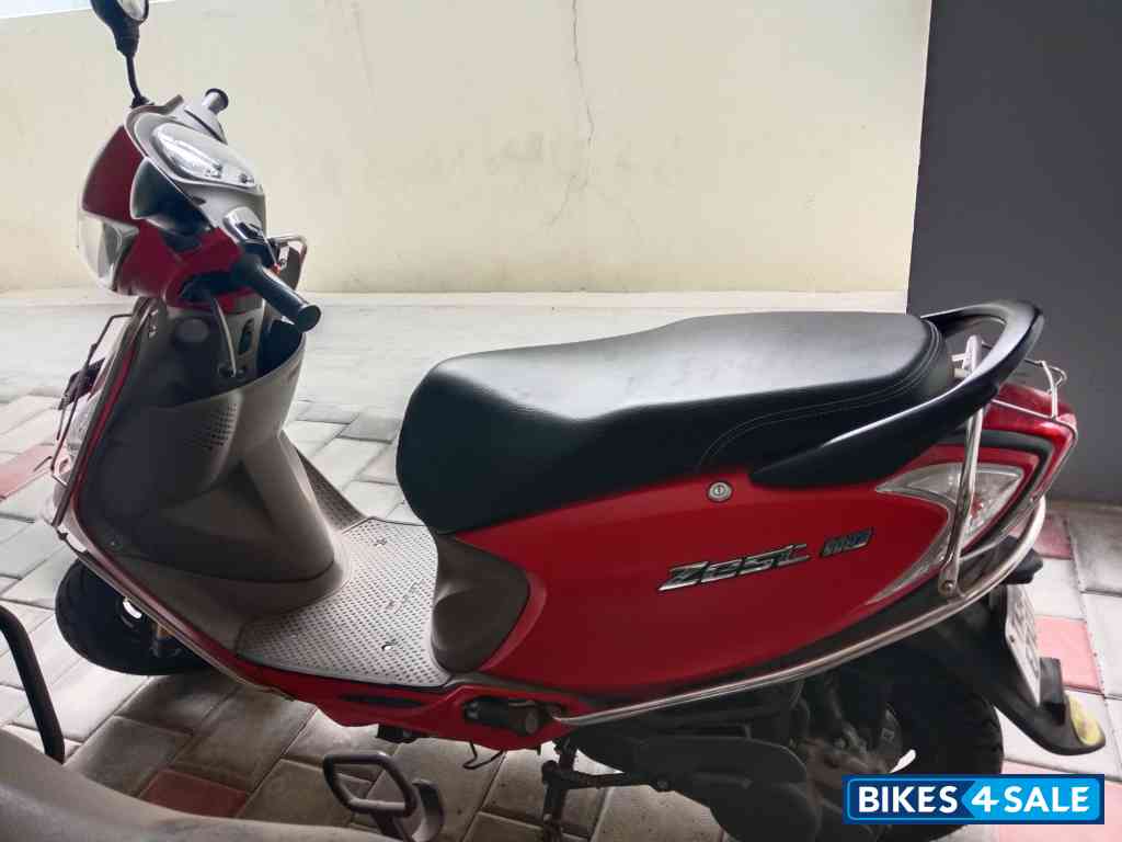 Red TVS Scooty Zest
