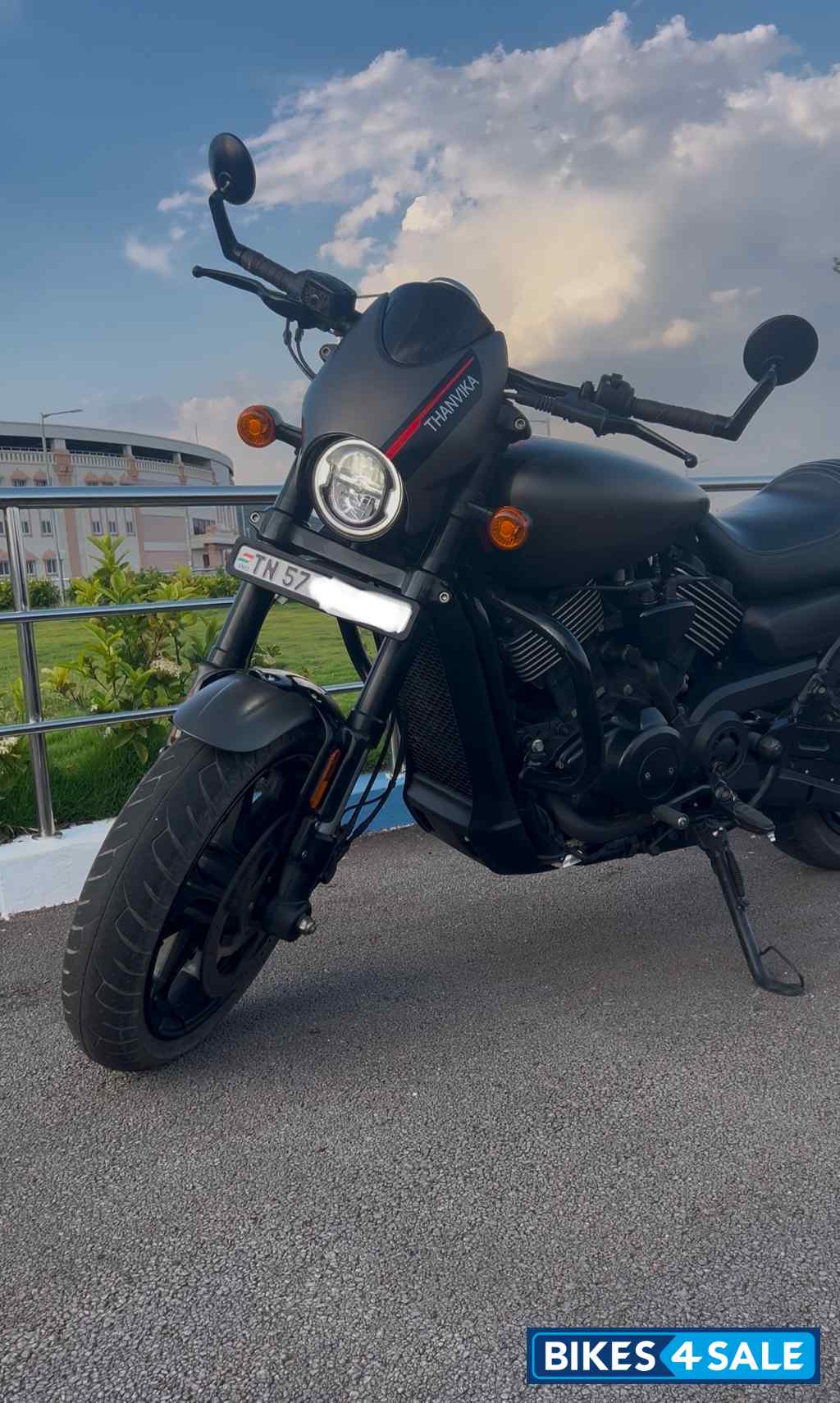 Industrial Denim Grey Harley Davidson Street Rod