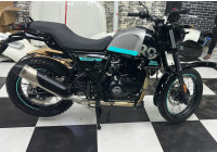 Black Royal Enfield Scram 411