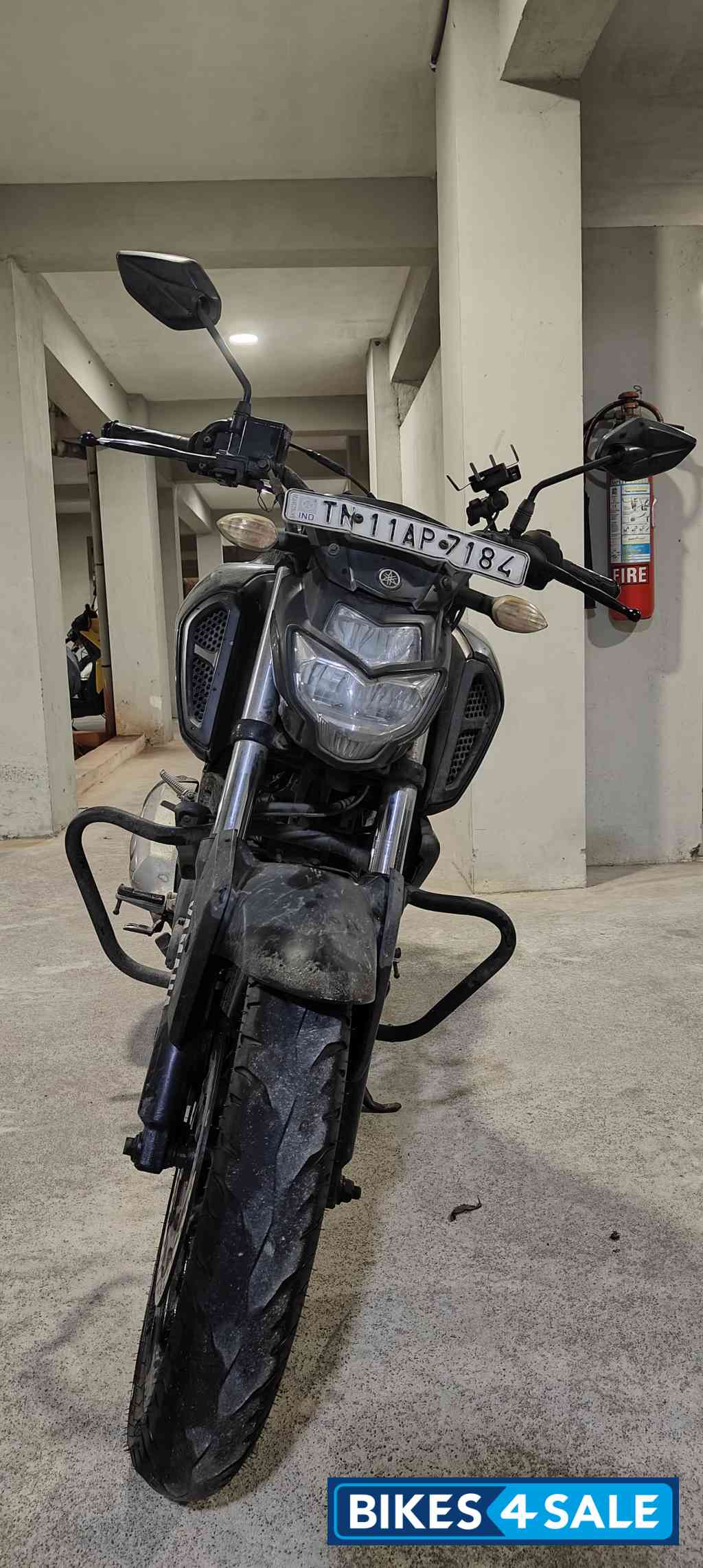 Matt Black Yamaha FZ-S FI V3