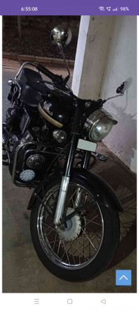 Black Royal Enfield  Diesel bullet 1983 model