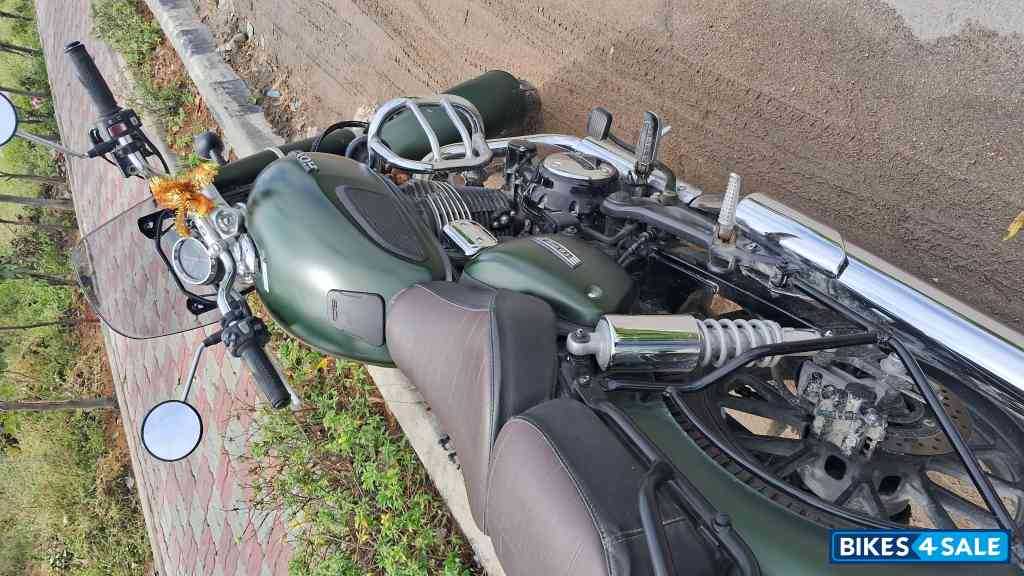 Green Honda CB350 DLX Pro