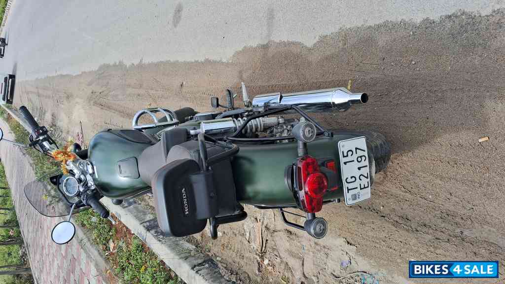 Green Honda CB350 DLX Pro