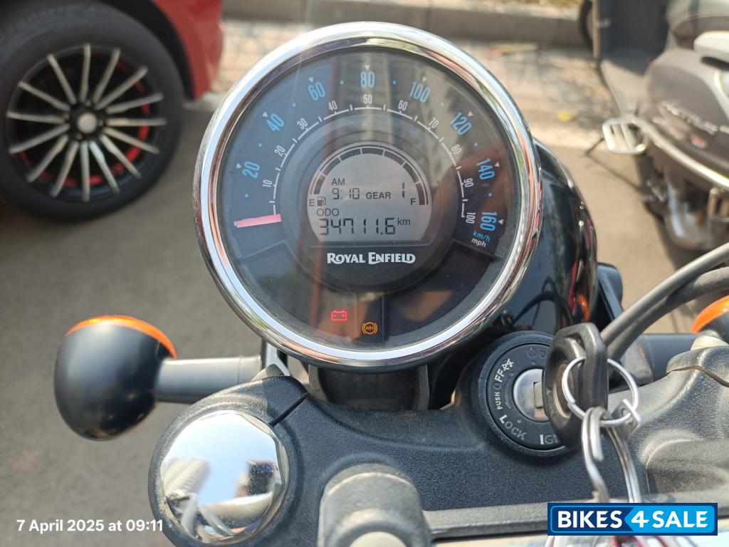 Blue Royal Enfield Meteor 350 Stellar