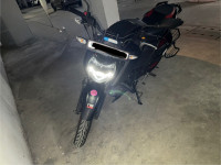Matte Black TVS Apache RTR 160 4V BS6