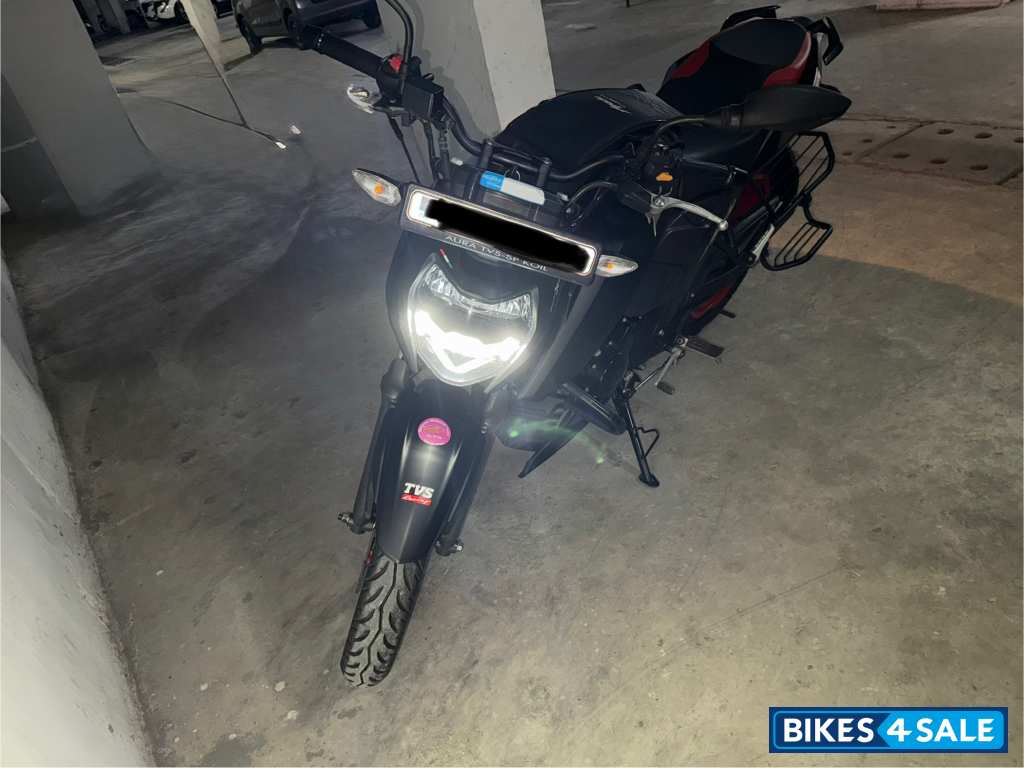 Matte Black TVS Apache RTR 160 4V BS6 Matte Black TVS Apache RTR 160 4V BS6