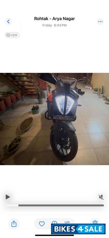 Orange KTM 390 Adventure