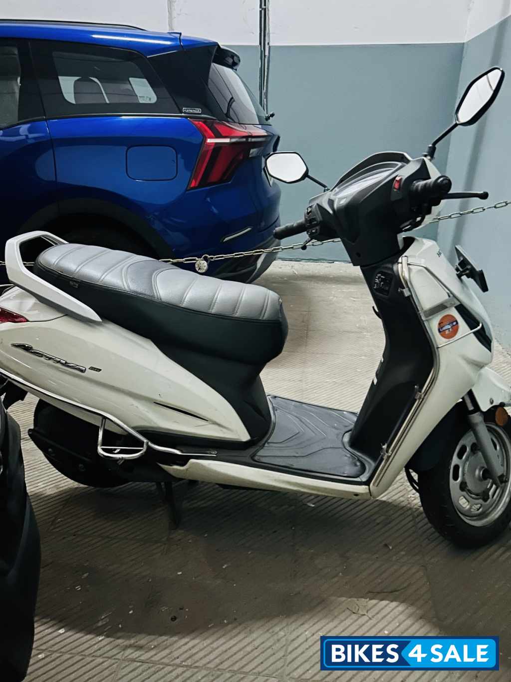 White Pearl Honda Activa 6G Dlx