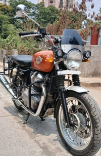 Orange Crush Royal Enfield Interceptor 650 Twin