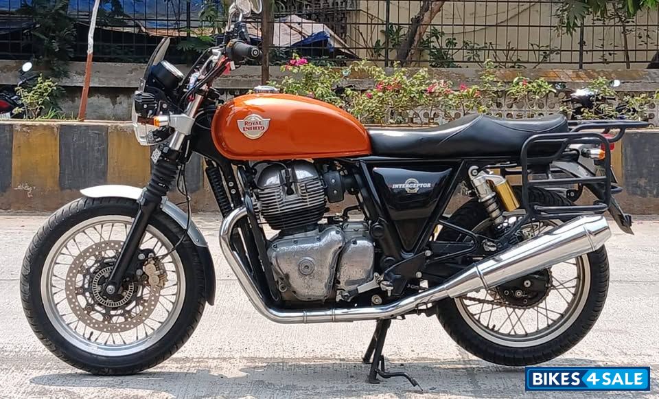 Orange Crush Royal Enfield Interceptor 650 Twin