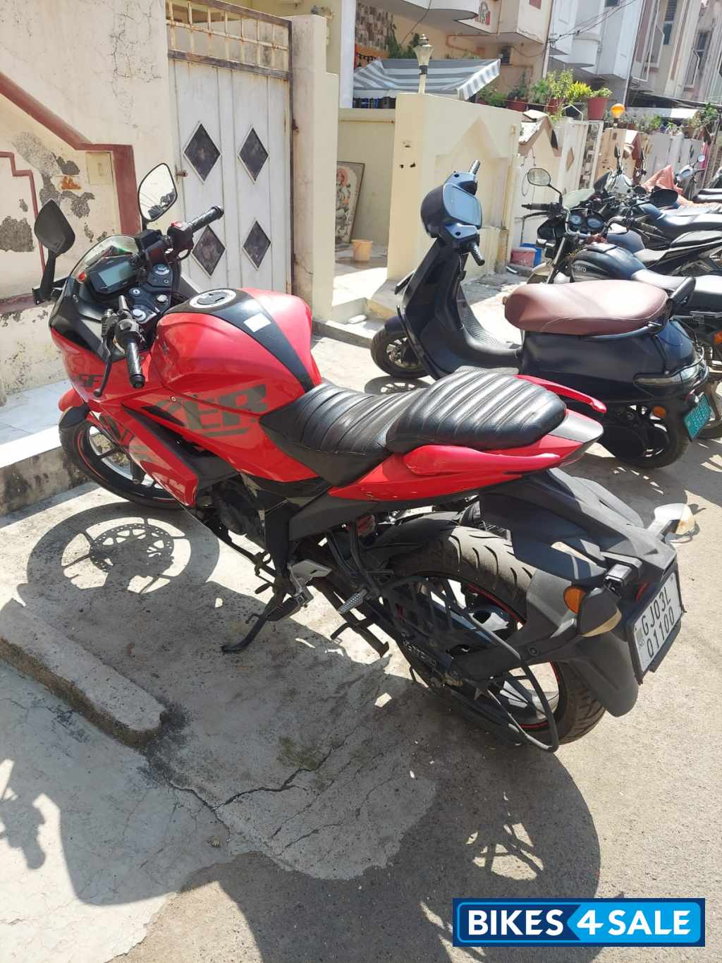 Red Suzuki Gixxer SF Moto GP