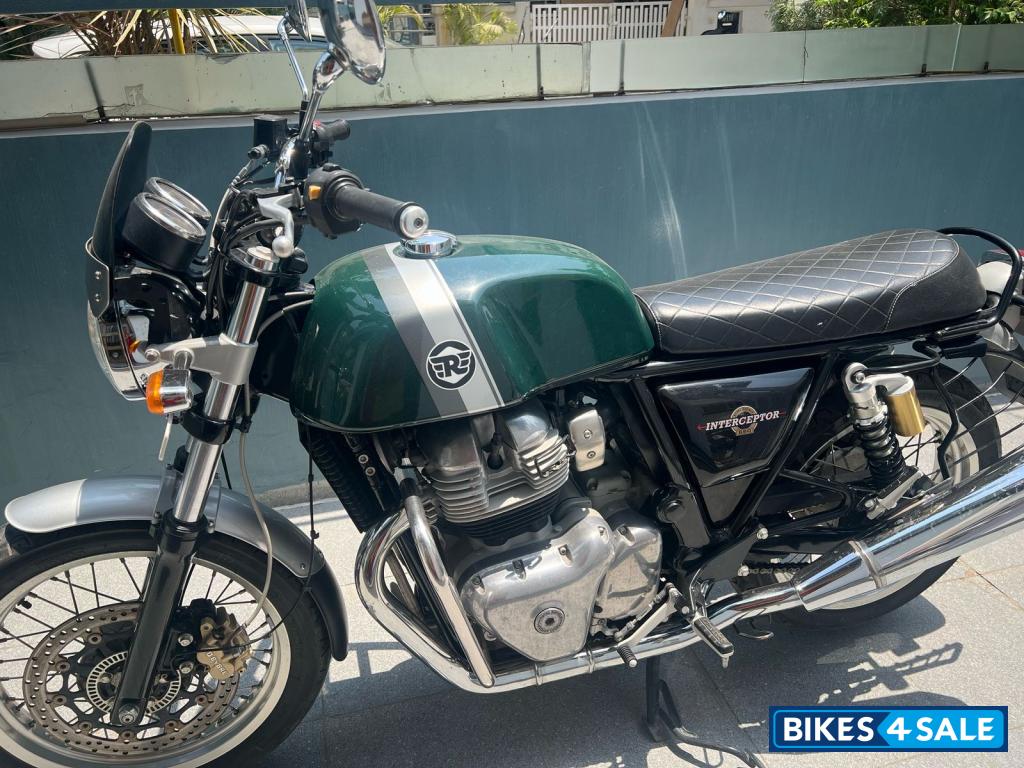 Green Royal Enfield Interceptor 650 Twin