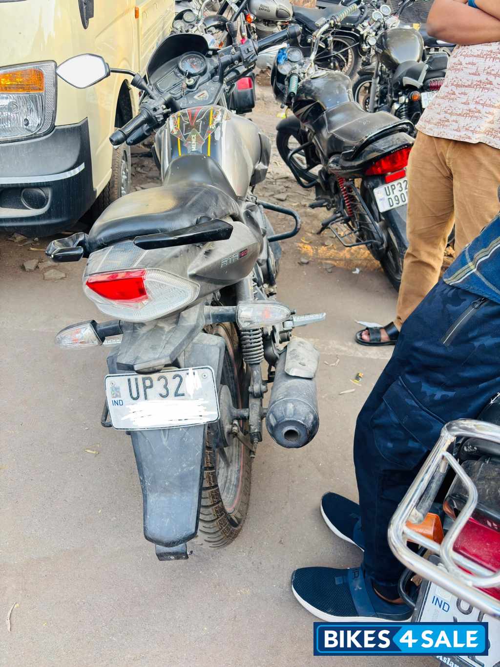 Grey TVS Apache RTR 160