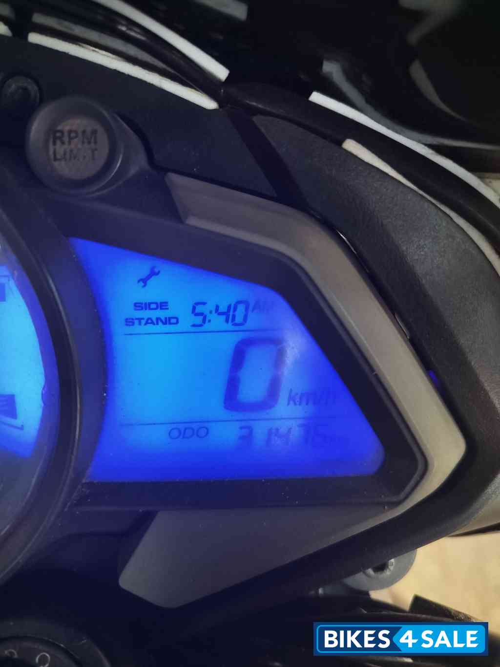 White And Black Bajaj Pulsar NS200