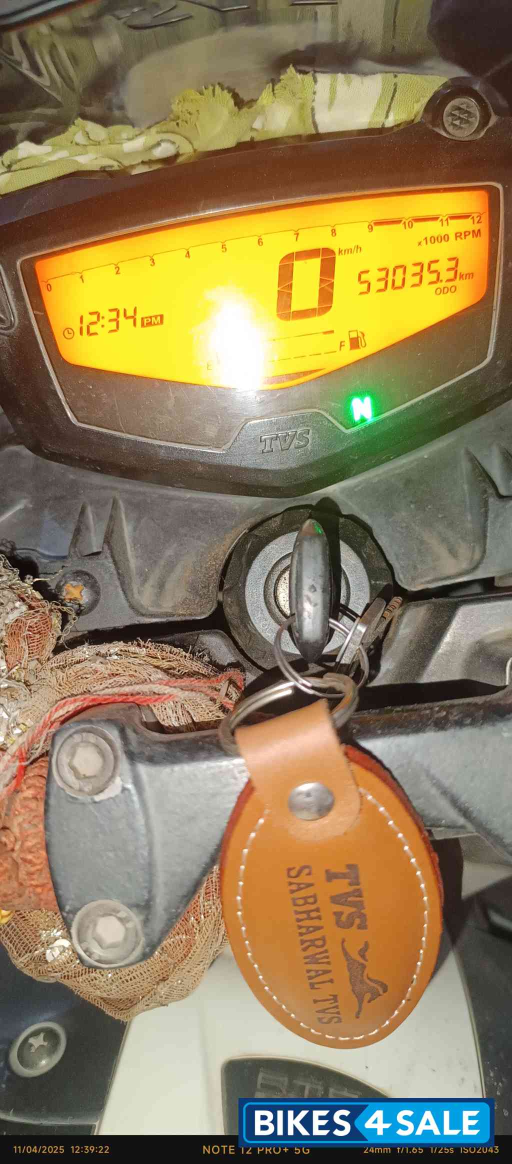 Black TVS Apache RTR 160 4V