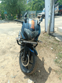 Blue Bajaj Pulsar 220F