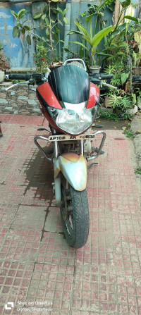 Red TVS Apache 150