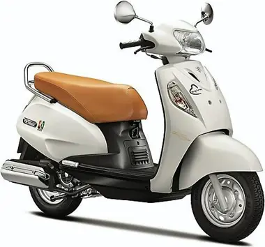 White Suzuki Access 125 Special Edition
