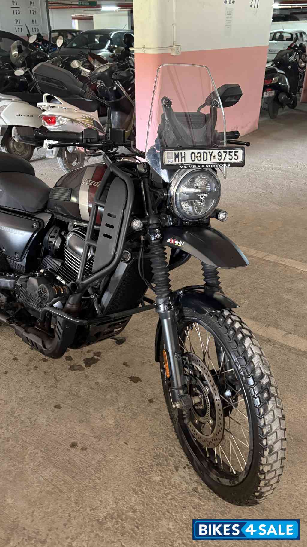 Black Mamba Yezdi Adventure Matte
