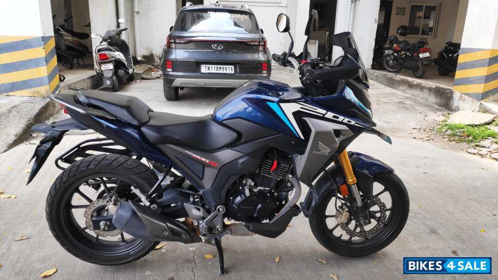 Blue Honda CB200X