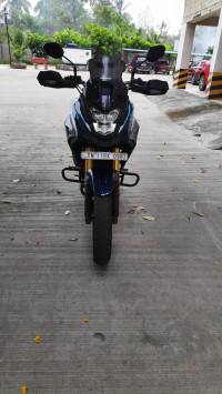 Blue Honda CB200X