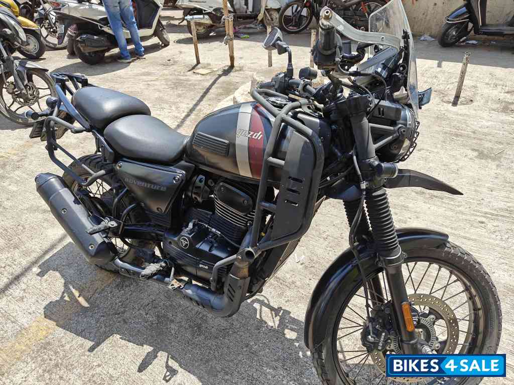 Mambo Black Yezdi Adventure Matte