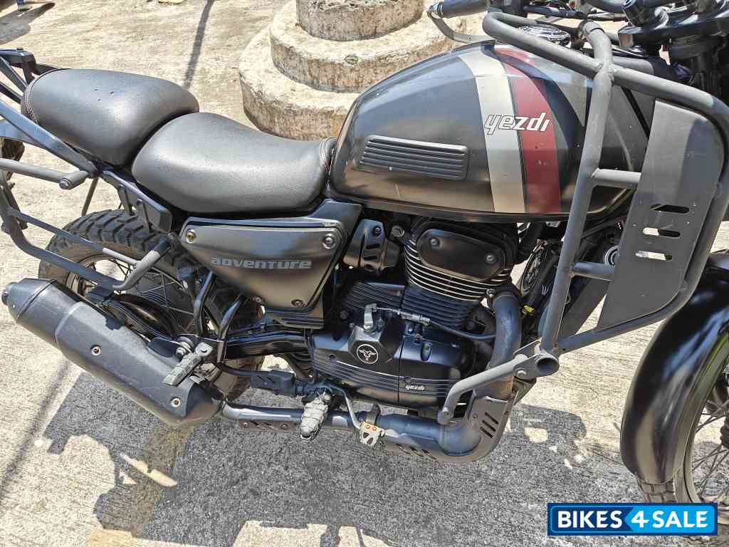 Mambo Black Yezdi Adventure Matte