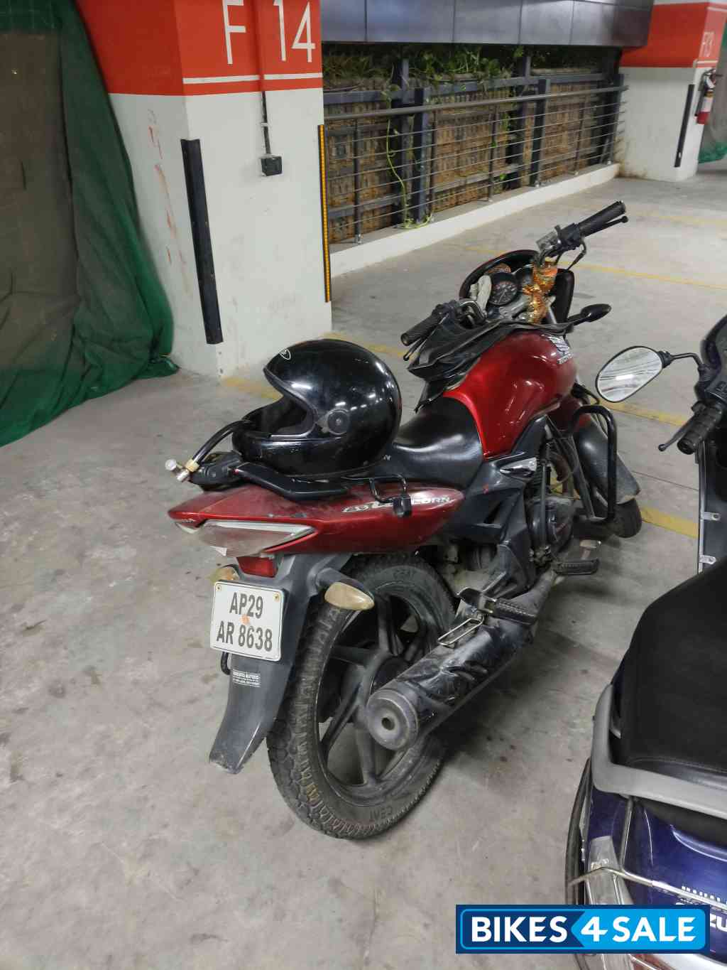 Red Honda CB Unicorn