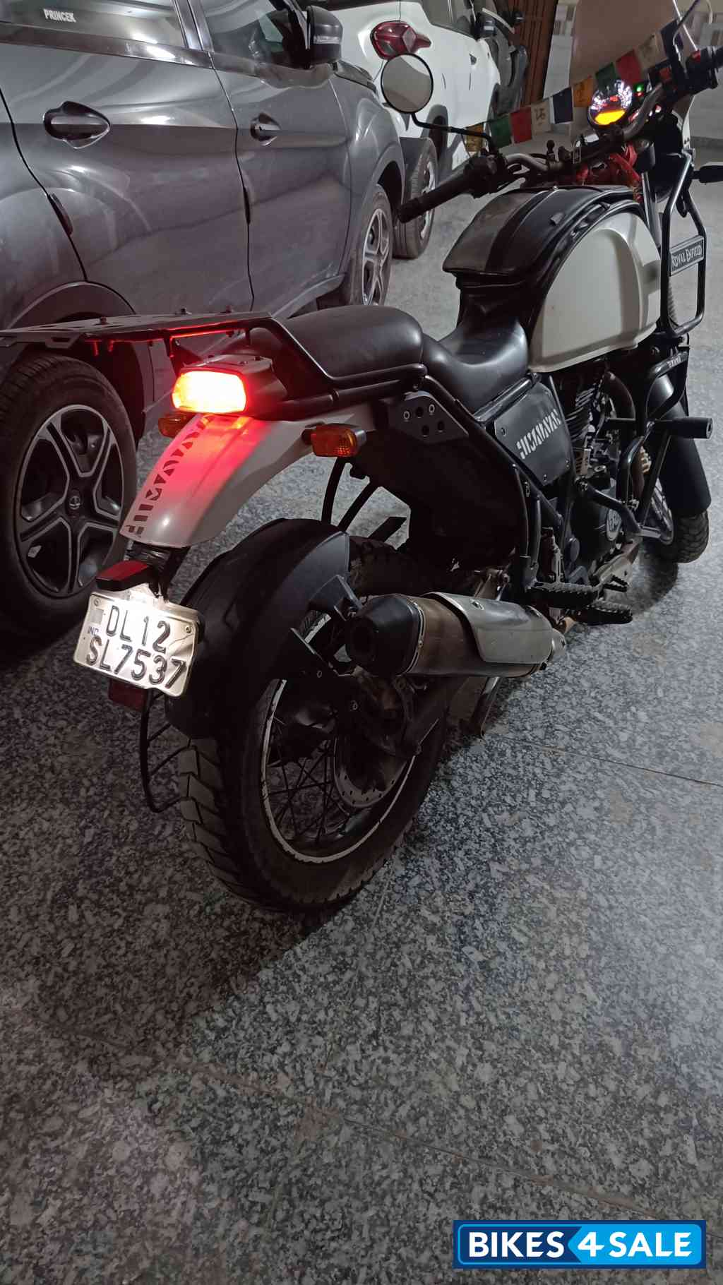 Snow White Royal Enfield Himalayan