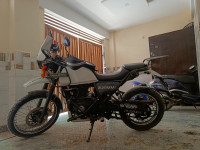 Snow White Royal Enfield Himalayan