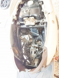 Pearl White Honda Aviator