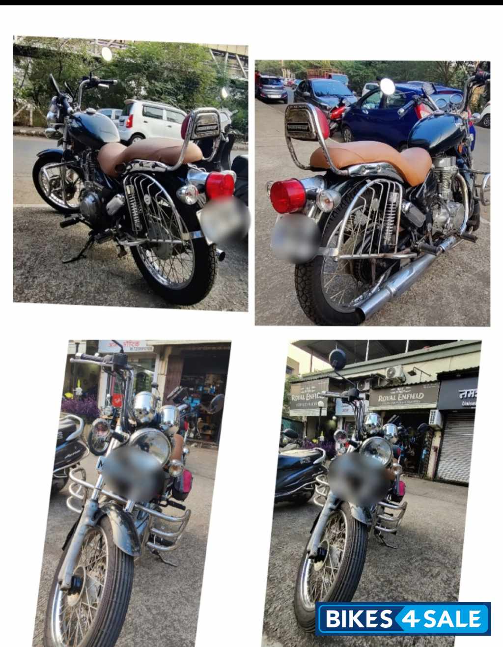 Black Royal Enfield Bullet 350 Twinspark