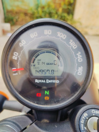 Rebel Red Royal Enfield Hunter 350 Metro