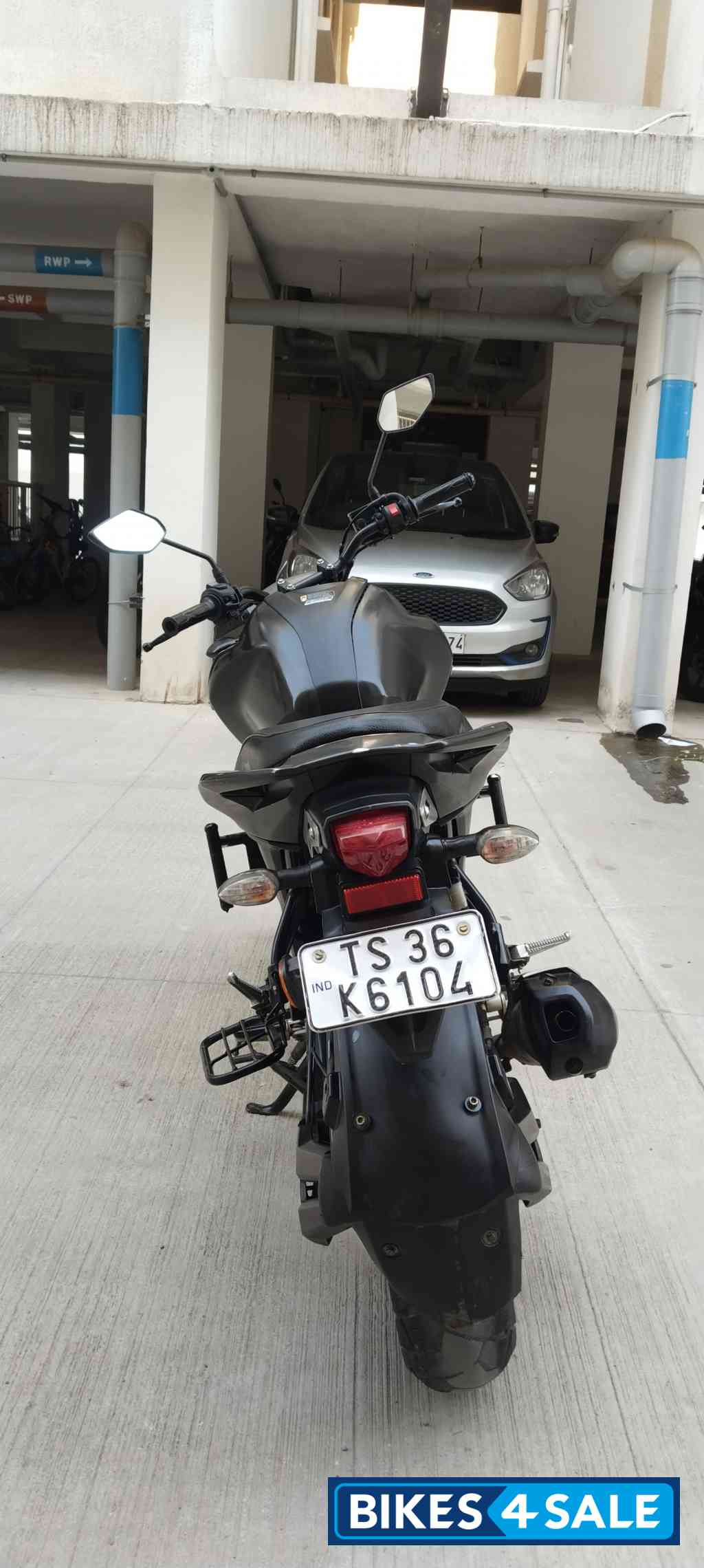 Matte Black Yamaha FZ-S FI V3 BS6