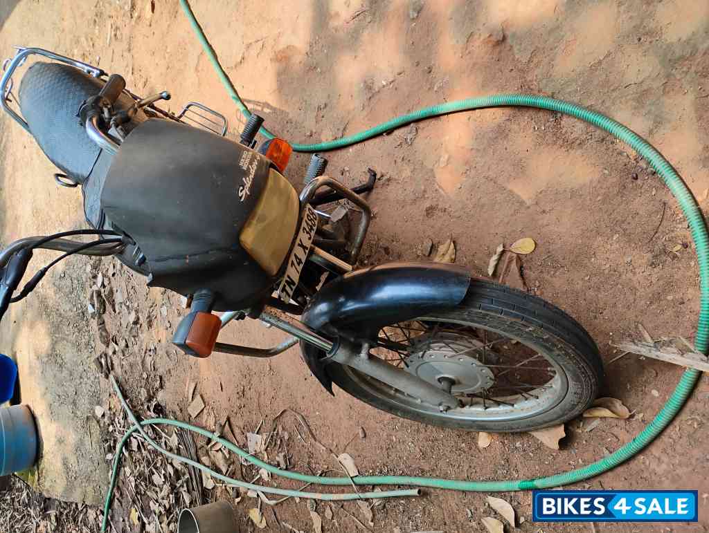 Black Orange Hero Splendor