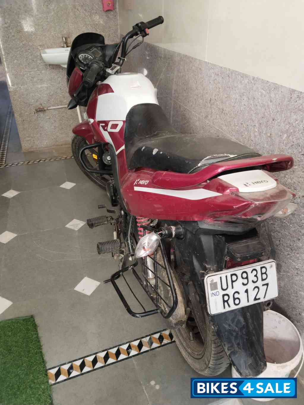 Red Black Hero Passion Pro BS6