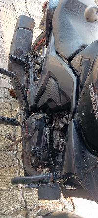 Black Honda CB Trigger
