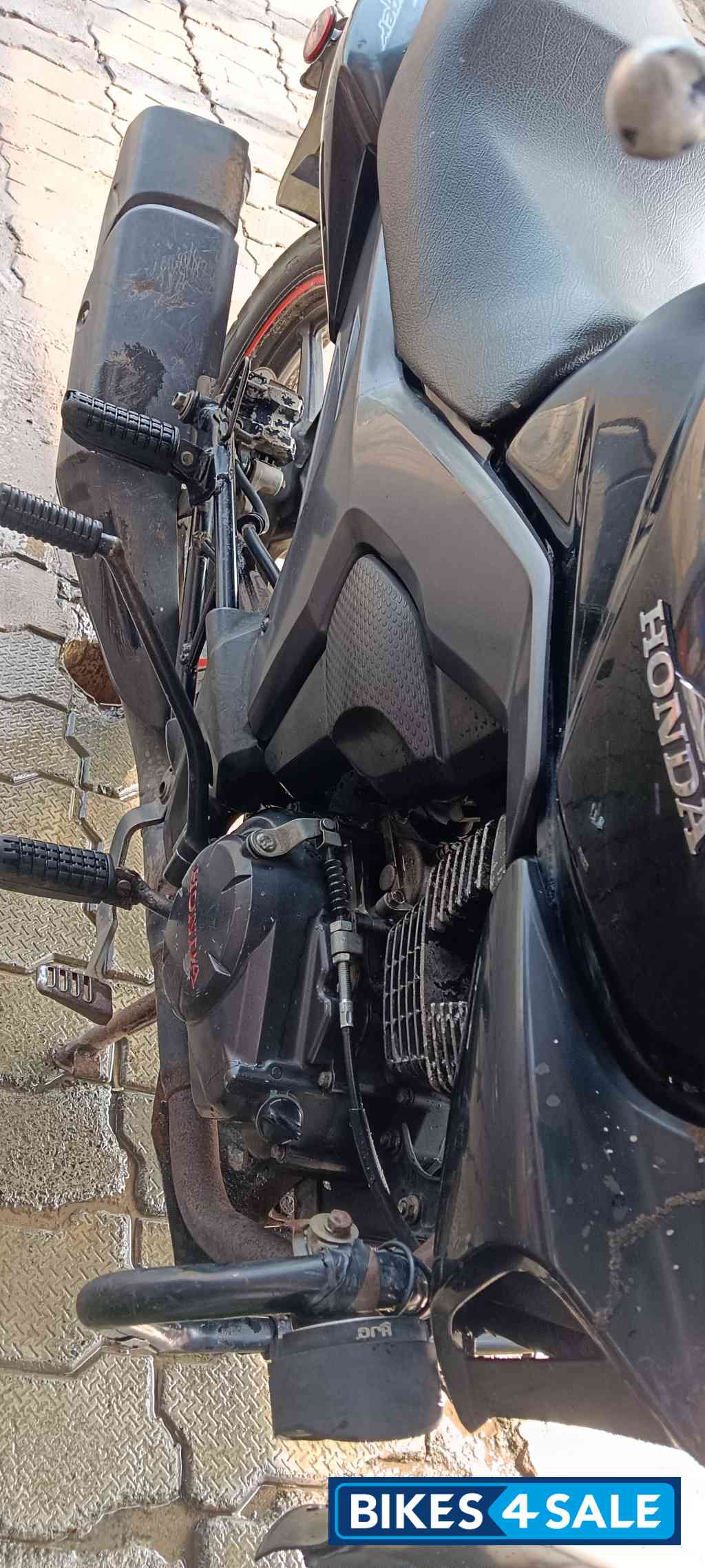 Black Honda CB Trigger