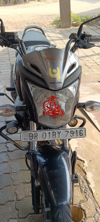 Black Honda CB Trigger