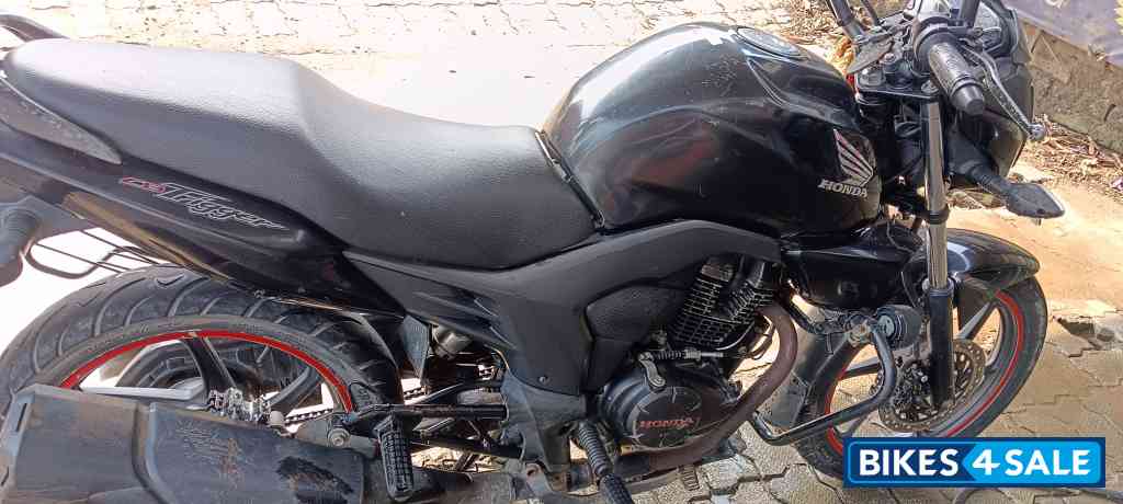 Black Honda CB Trigger
