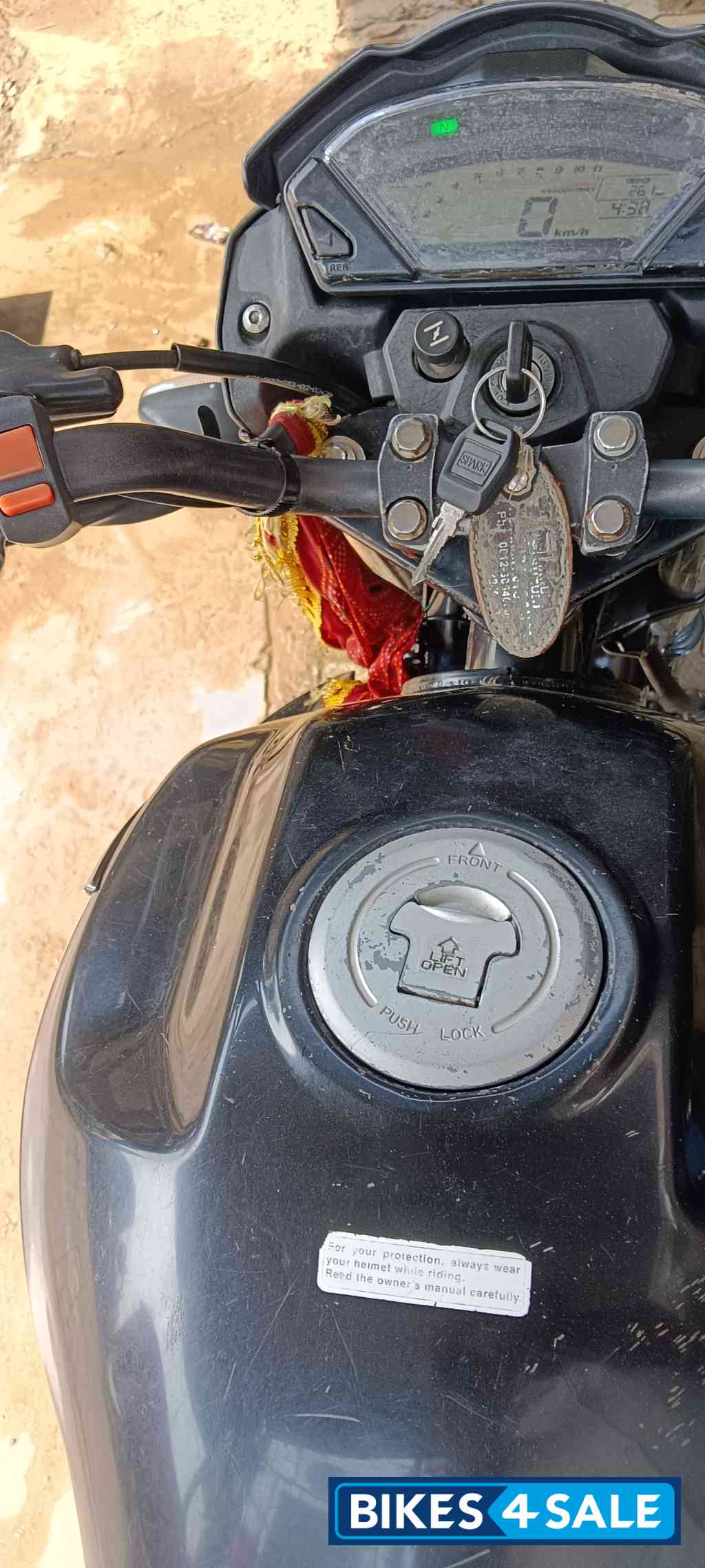 Black Honda CB Trigger